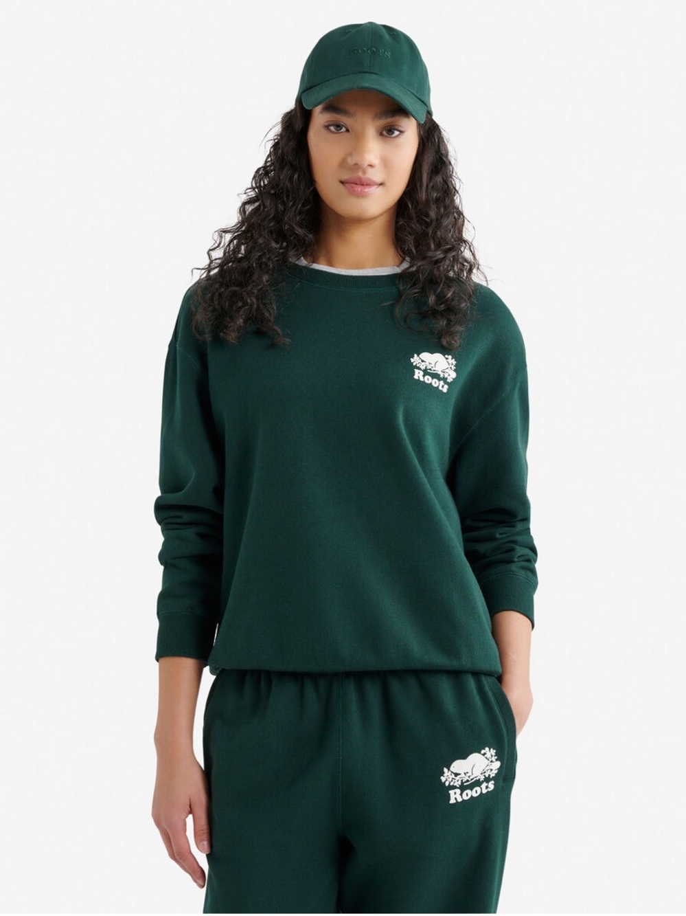 Roots Organic Cooper Relaxed Crew - Size XS